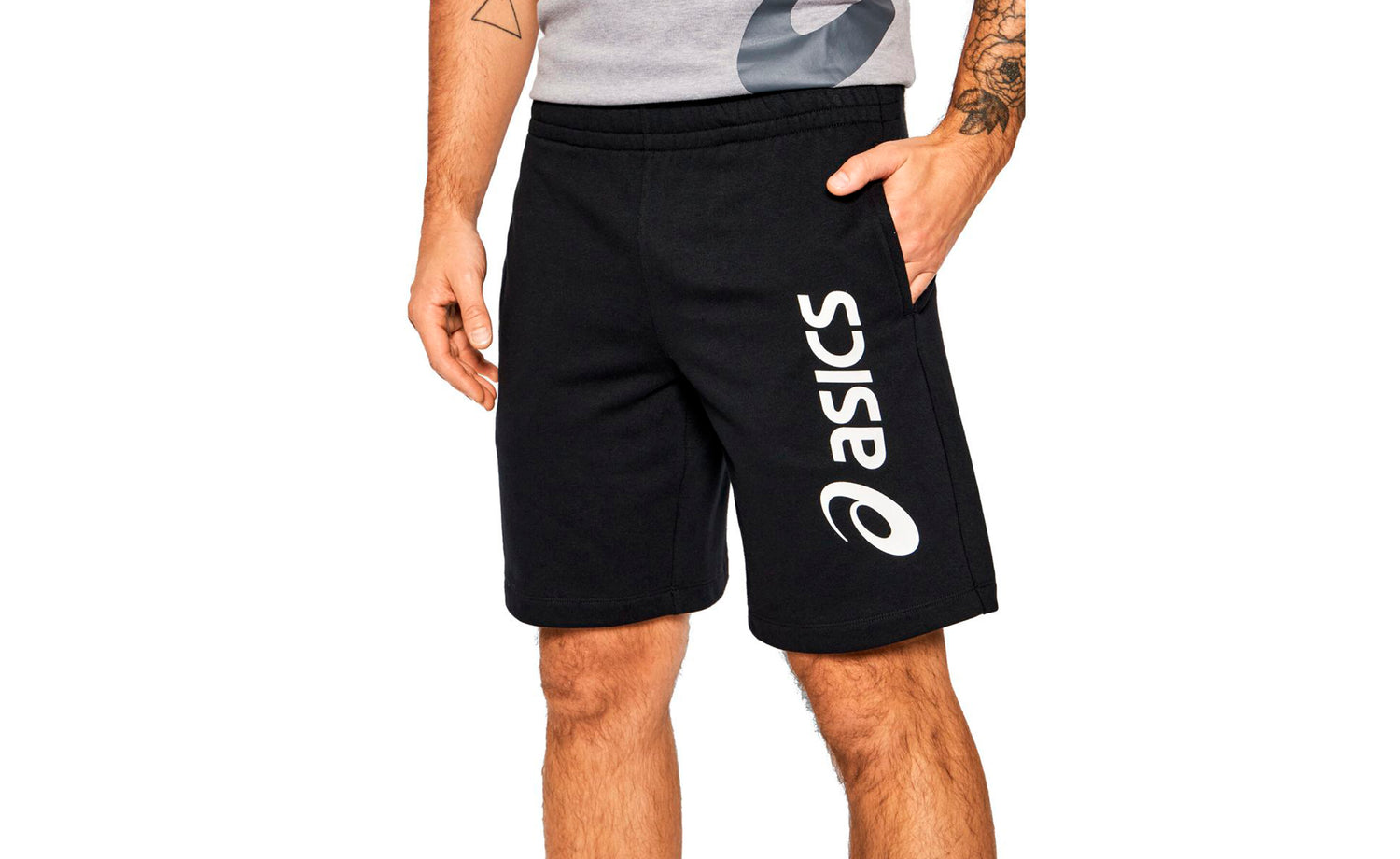 ASICS BIG LOGO SWEAT SHORT - View 2