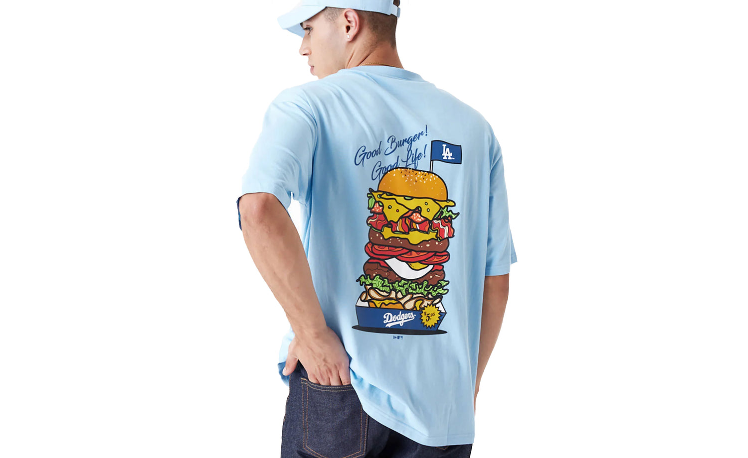 MLB BURGER GRAPHIC OS TEE - View 2