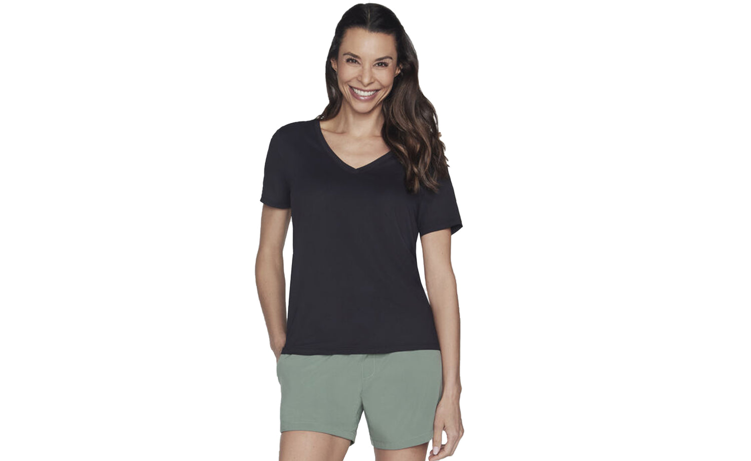 GODRI SERENE VNECK TOP - View 1