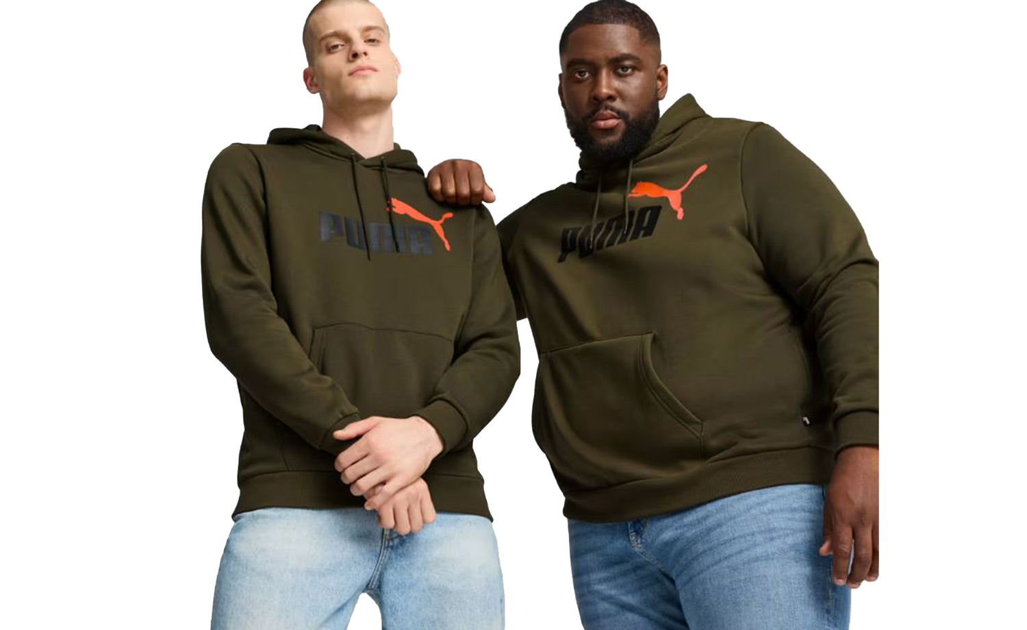 ESS+ 2 COL BIG LOGO HOODIE FL - View 4