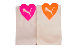 PUMA WOMEN HEART SHORT SOCK 2P - View 2