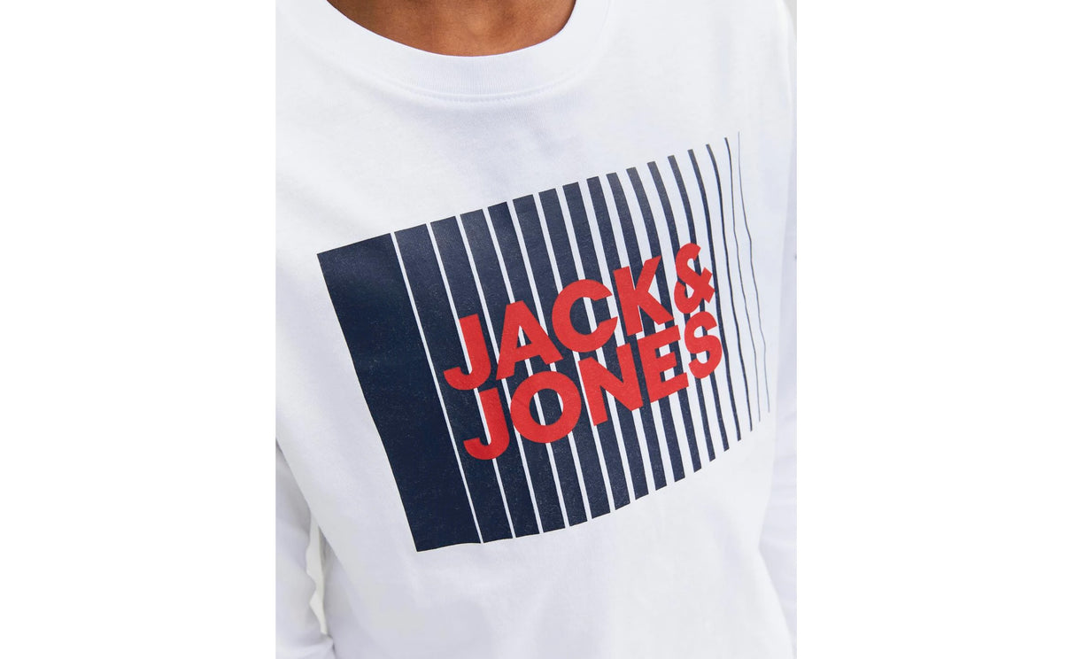 JJECORP LOGO TEE PLAS LS O-NECK NOOS JNR - View 3