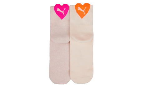 PUMA WOMEN HEART SHORT SOCK 2P - View 1