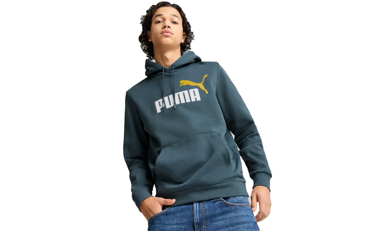 ESS+ 2 COL BIG LOGO HOODIE FL - View 3