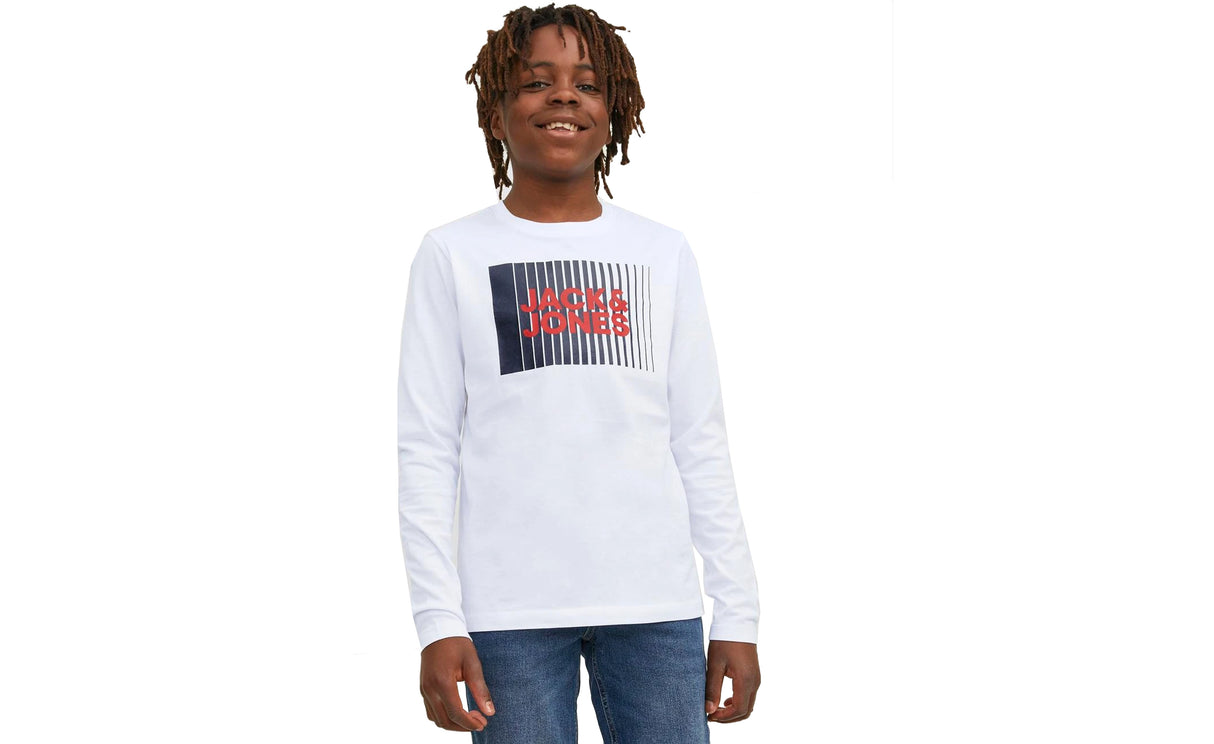 JJECORP LOGO TEE PLAS LS O-NECK NOOS JNR - View 5